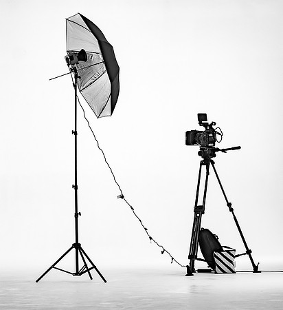 Saz Atherton_Studio before a shoot