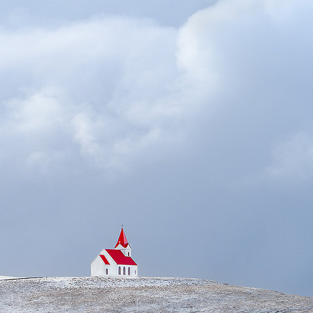 Rosemary Wilman_Red Roofed Church, Ingjaldsholl