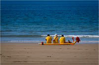 Karen Telling_Life guards waiting