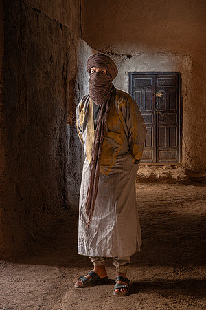 Gillian Tiplady_Berber Tribesman At Home In The Ksar